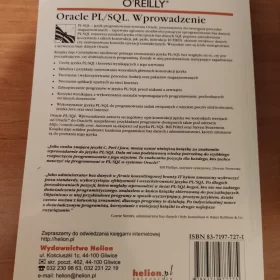 Książka Oracle PL/SQL Wprowadzenie