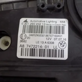 BMW 2 F45 F46 PRZÓD MASKA PAS LED BŁOTNIK A89