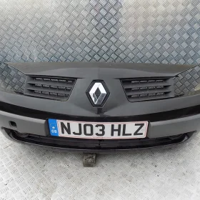 RENAULT MEGANE II ZDERZAK PRZÓD PRZEDNI HALOGENY