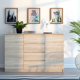 KOMODA 2D4S 140 - DĄB SONOMA