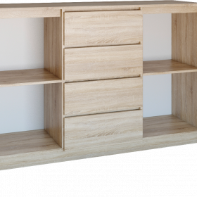 KOMODA 2D4S 140 - DĄB SONOMA