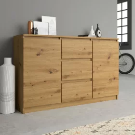 KOMODA 2D3S 120 - DĄB ARTISAN