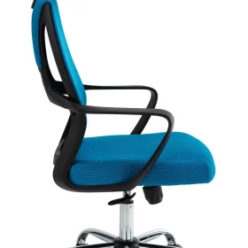 FOTEL OBROTOWY NIGEL - NIEBIESKI