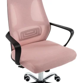 FOTEL OBROTOWY NIGEL - RÓŻOWY