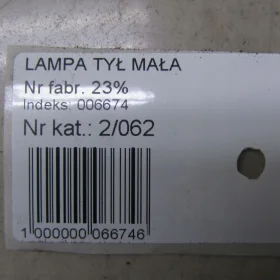 TRAFIC III VIVARO LAMPA W ZDERZAK LEWA TYŁ 14-