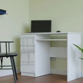 BIURKO NA LAPTOP BRAVO LEWE BIEL POŁYSK