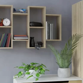 REGAŁ WISZĄCY BILBAO 7.0 ŚCIENNY PÓŁKI DĄB SONOMA