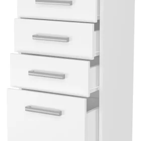 KOMODA OTIS 4S BIEL 4 SZUFLADY SZAFKA POKÓJ SALON