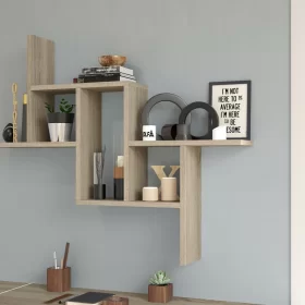 REGAŁ WISZĄCY ŚCIENNY PÓŁKI FIESTA DĄB SONOMA