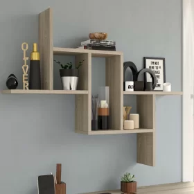 REGAŁ WISZĄCY ŚCIENNY PÓŁKI FIESTA DĄB SONOMA