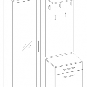 GARDEROBA DUO - BIEL