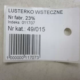 VOLVO XC60 LUSTERKO WSTECZNE 08-13 15