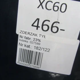 VOLVO XC60 ZDERZAK TYŁ TYLNY 466-46 08-13 122