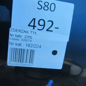 VOLVO S80 II ZDERZAK TYŁ TYLNY 492-46 224