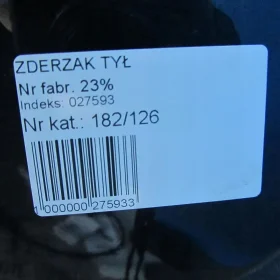 KIA SPORTAGE III ZDERZAK TYŁ TYLNY 1K 10-14