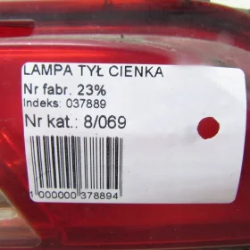 KIA SPORTAGE III LAMPA W ZDERZAK PRAWA TYŁ 10-14