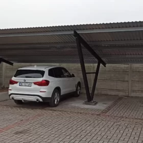 CARPORT 6x6 Wiata Garaż Konstrukcja Pod Panele Fotowoltaiczne