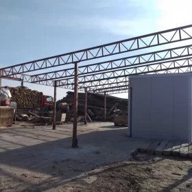 Konstrukcje Stalowe 6x12 m - Hala Wiata Garaż Magazyn - Nowa i Solidna