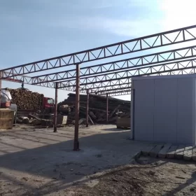 Konstrukcja Stalowa 6x12 -  Wiata Garaż Hala Carport - Nowa i Solidna