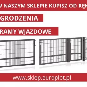 Brama Dwuskrzydłowa GARDIA Brama Wjazdowa Wiśniowski + Furtka