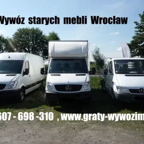 Demontaż/wywóz/utylizacja starych mebli Wrocław,opróżnianie mieszkań,piwnic