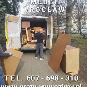 Wywóz starych mebli Wrocław TEL.607-698-310