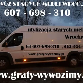 utylizacja,wywóz starych mebli Wrocław,opróżnianie mieszkań,piwnic