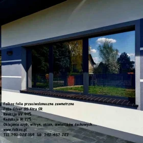 Folie przeciwsłoneczne zewnętrzne Białołęka -przyciemnianie szyb w mieszkaniu, domu, biurze ,sklepie, szkole, szpitalu, magazynie...Oklejamy okna
